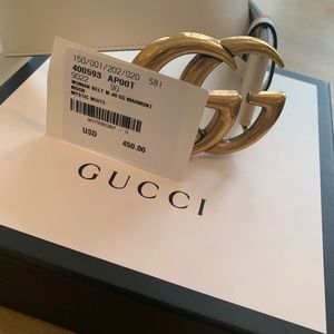 Woman’s Gucci Belt Mystic white - size 90